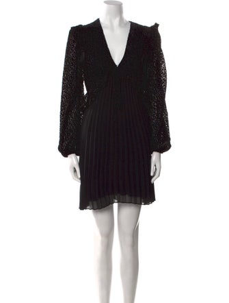 The Kooples V-Neck Mini Dress