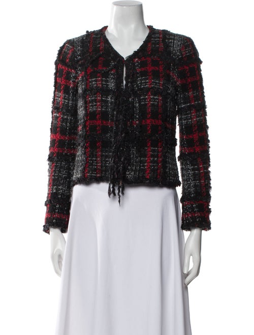 The Kooples Plaid Print Evening Jacket
