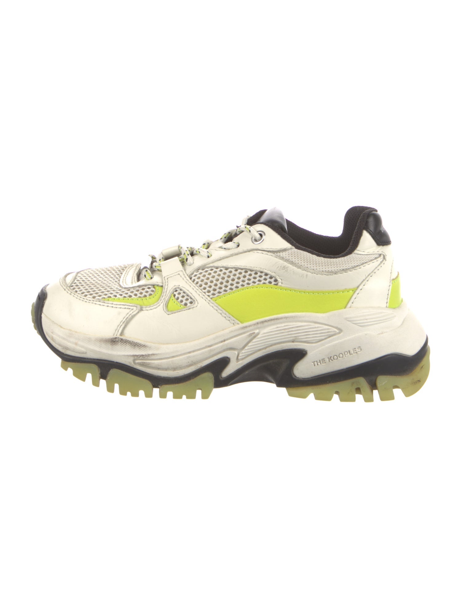 The Kooples Leather Chunky Sneakers