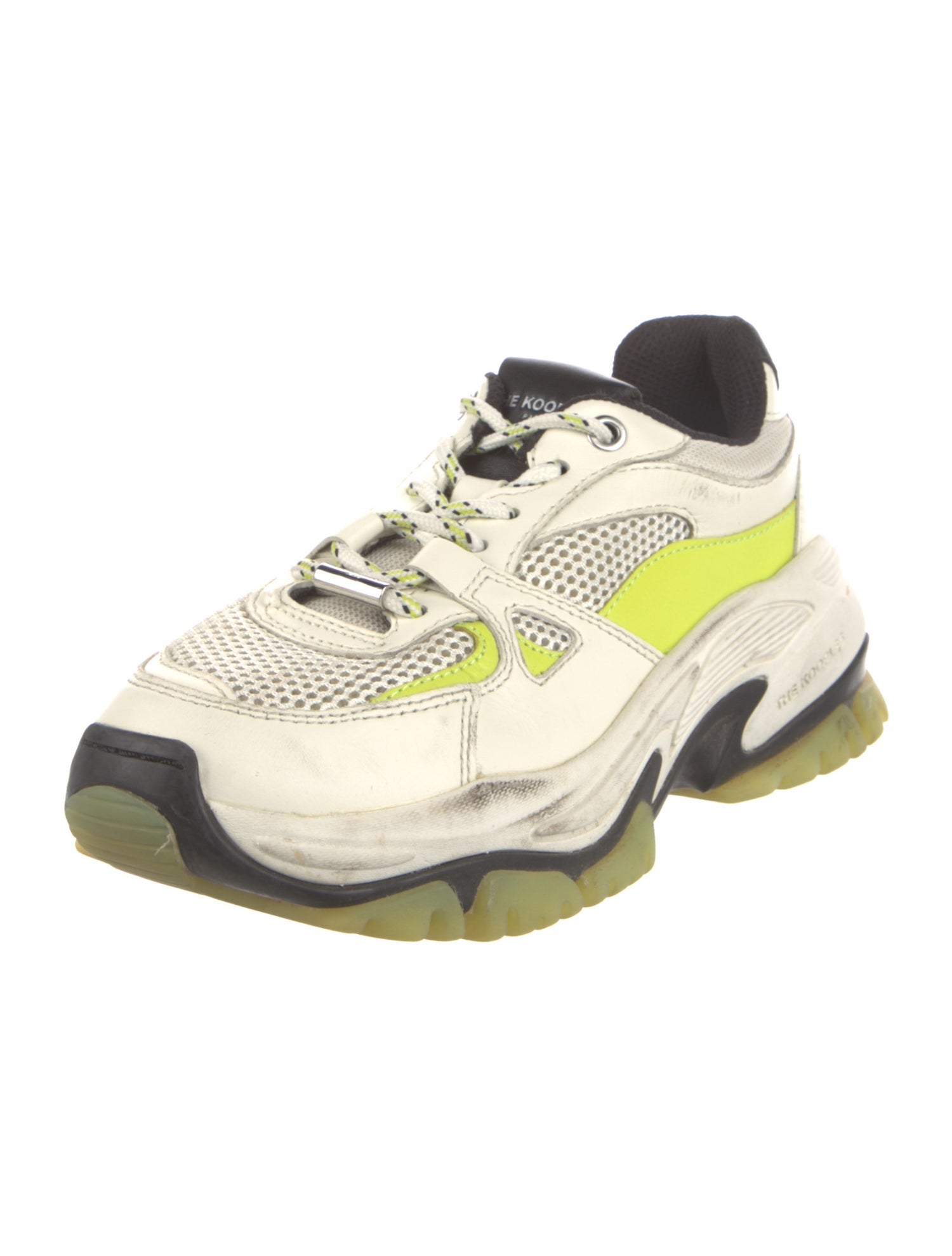 The Kooples Leather Chunky Sneakers