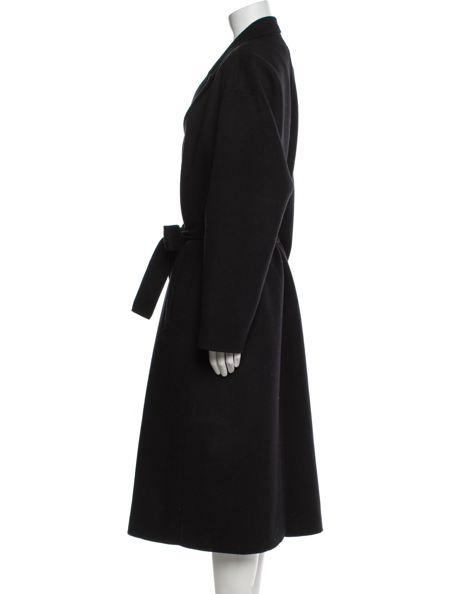 The Kooples Wool Faux Fur Coat