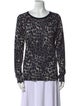 The Kooples Cashmere Animal Print Sweater