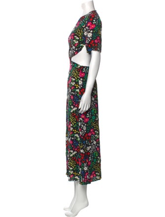 The Kooples Floral Print Long Dress
