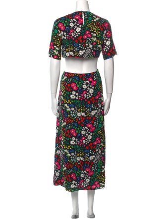 The Kooples Floral Print Long Dress