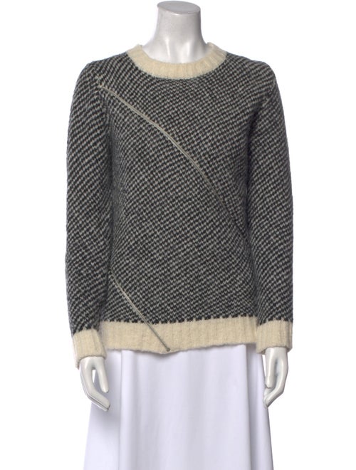 The Kooples Printed Crew Neck Sweater