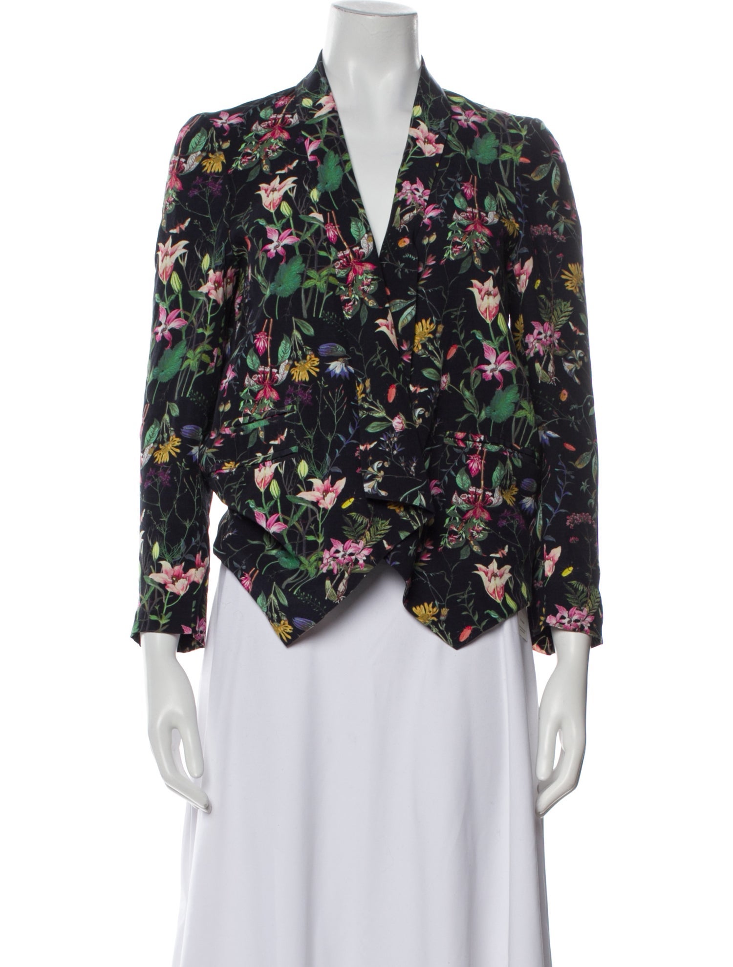 The Kooples Floral Print Blazer