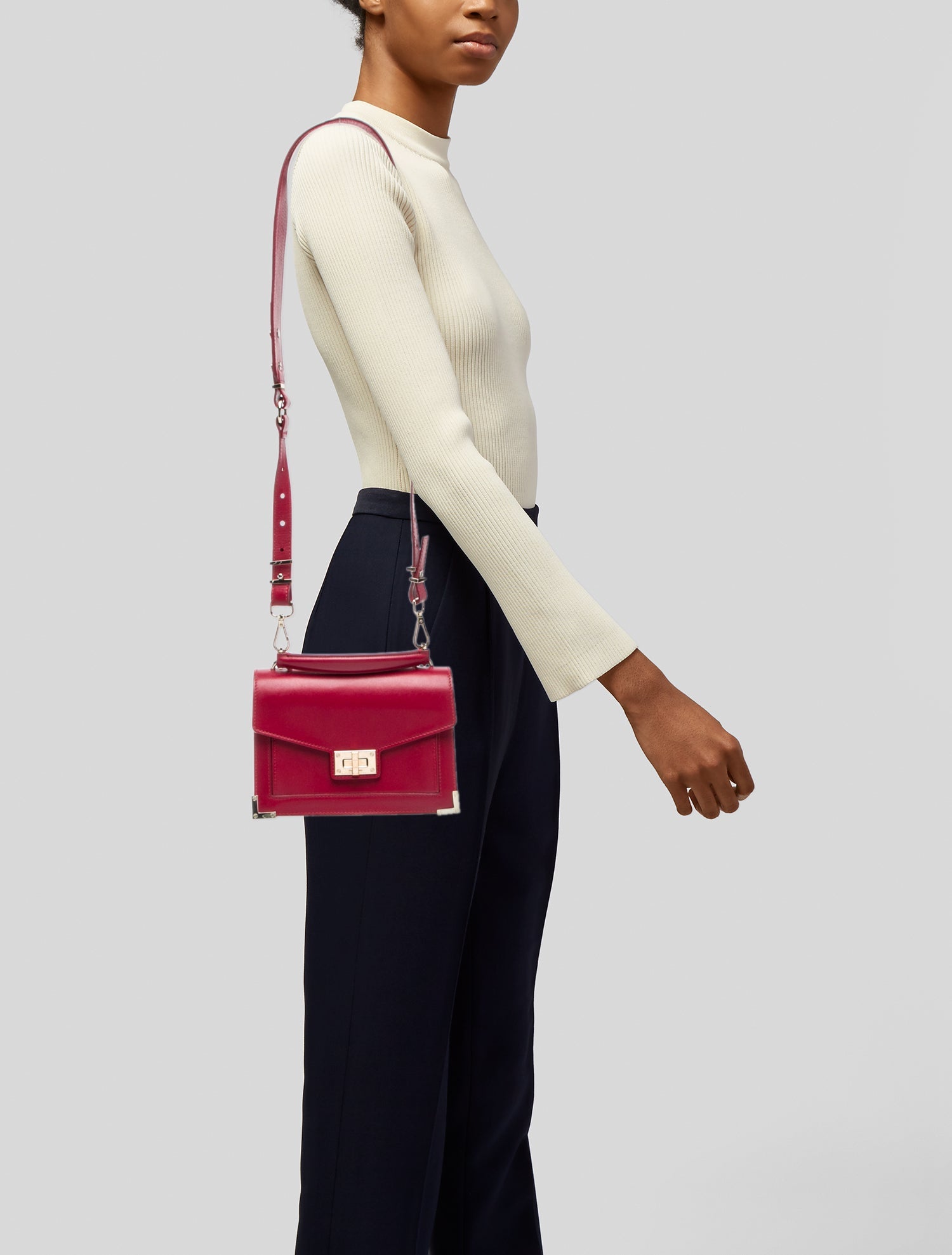 The Kooples Leather Crossbody Bag