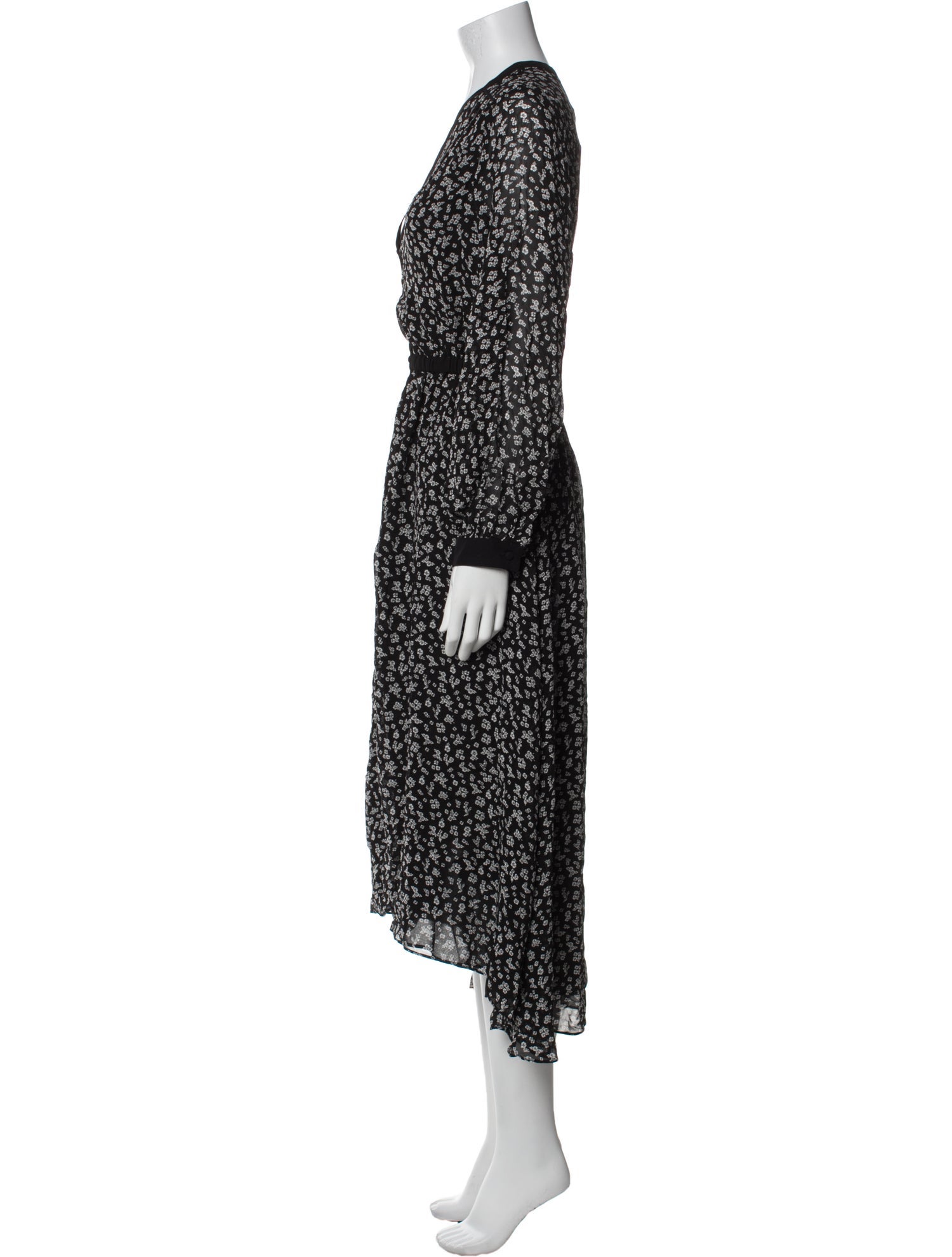 The Kooples Floral Print Midi Length Dress w/ Tags