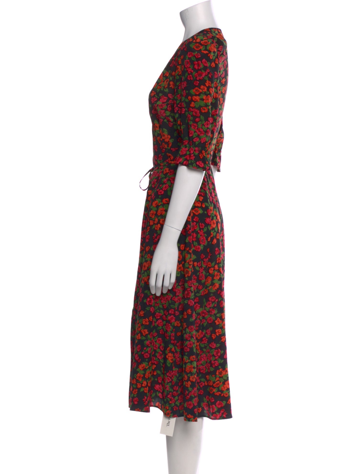 The Kooples Silk Midi Length Dress