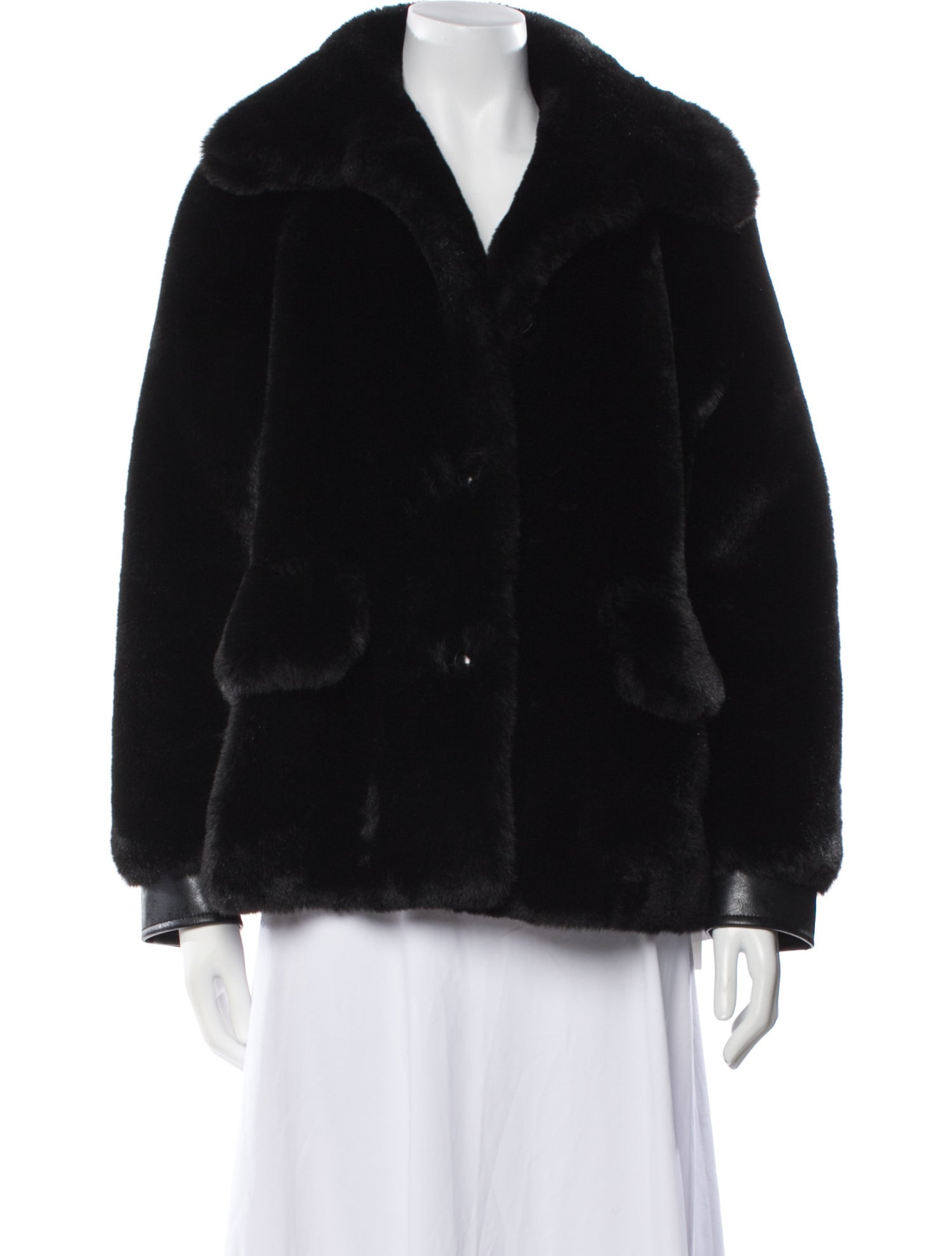 The Kooples Faux Fur Coat