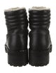 The Kooples Leather Chain-Link Accents Combat Boots