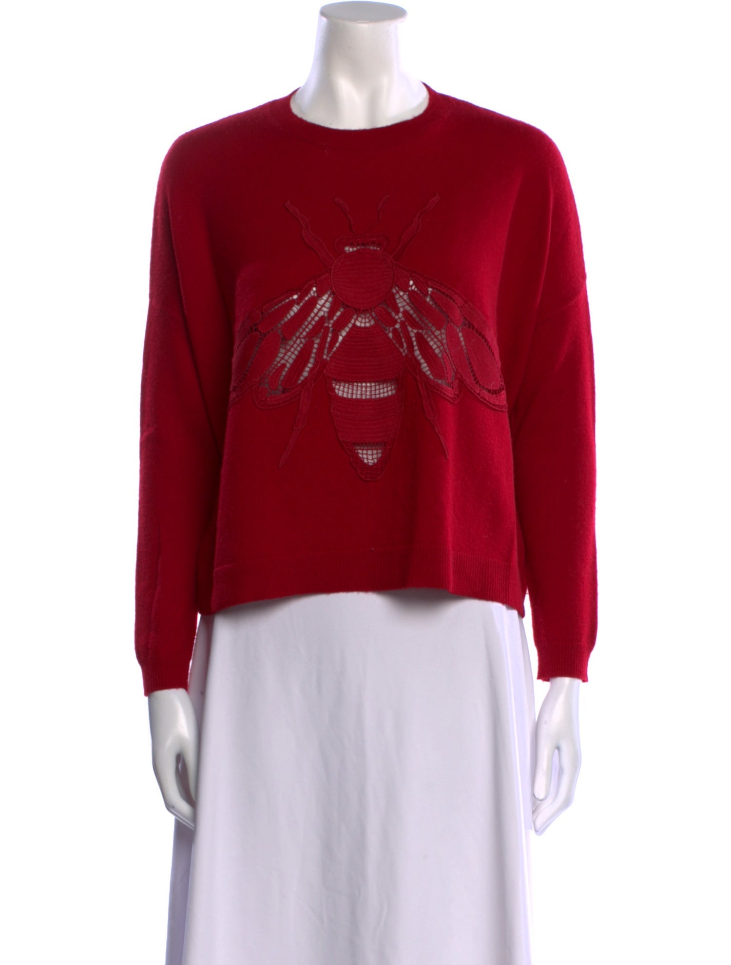 The Kooples Wool Graphic Print Sweater