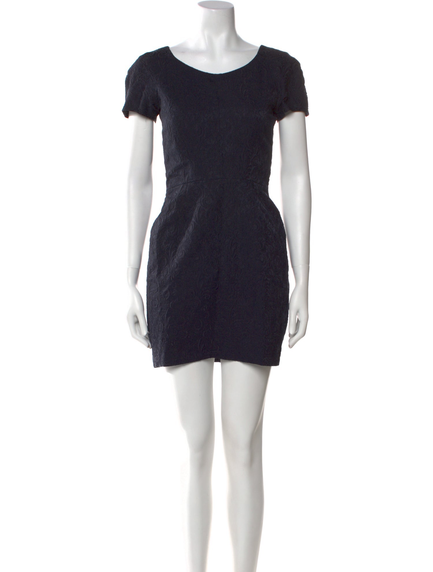 The Kooples Scoop Neck Mini Dress