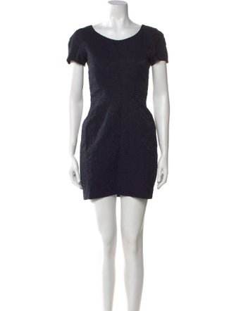 The Kooples Scoop Neck Mini Dress