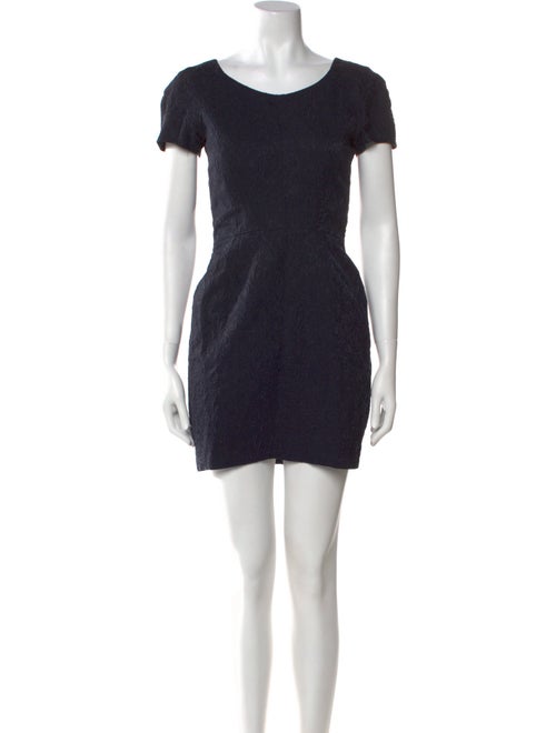 The Kooples Scoop Neck Mini Dress