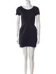 The Kooples Scoop Neck Mini Dress