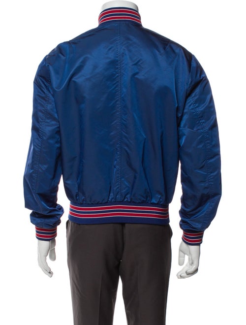 The Kooples Striped Bomber Jacket