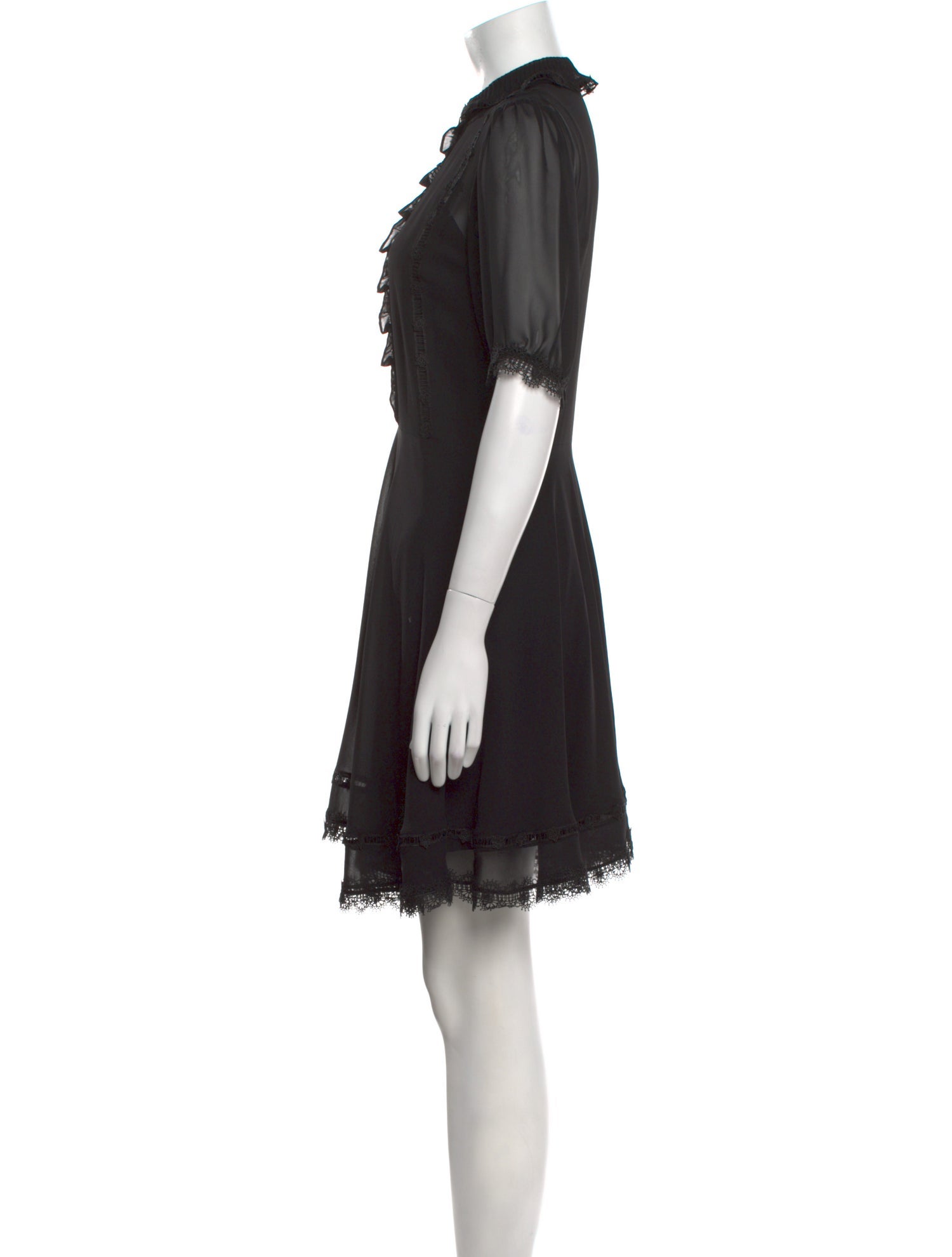 The Kooples Mock Neck Knee-Length Dress