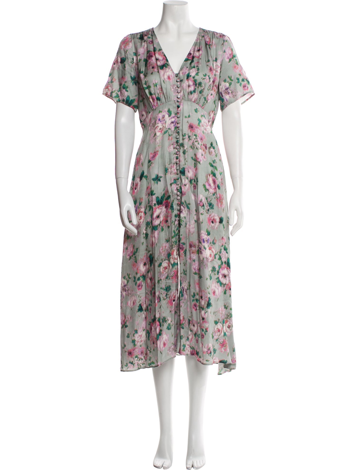 The Kooples Floral Print Long Dress