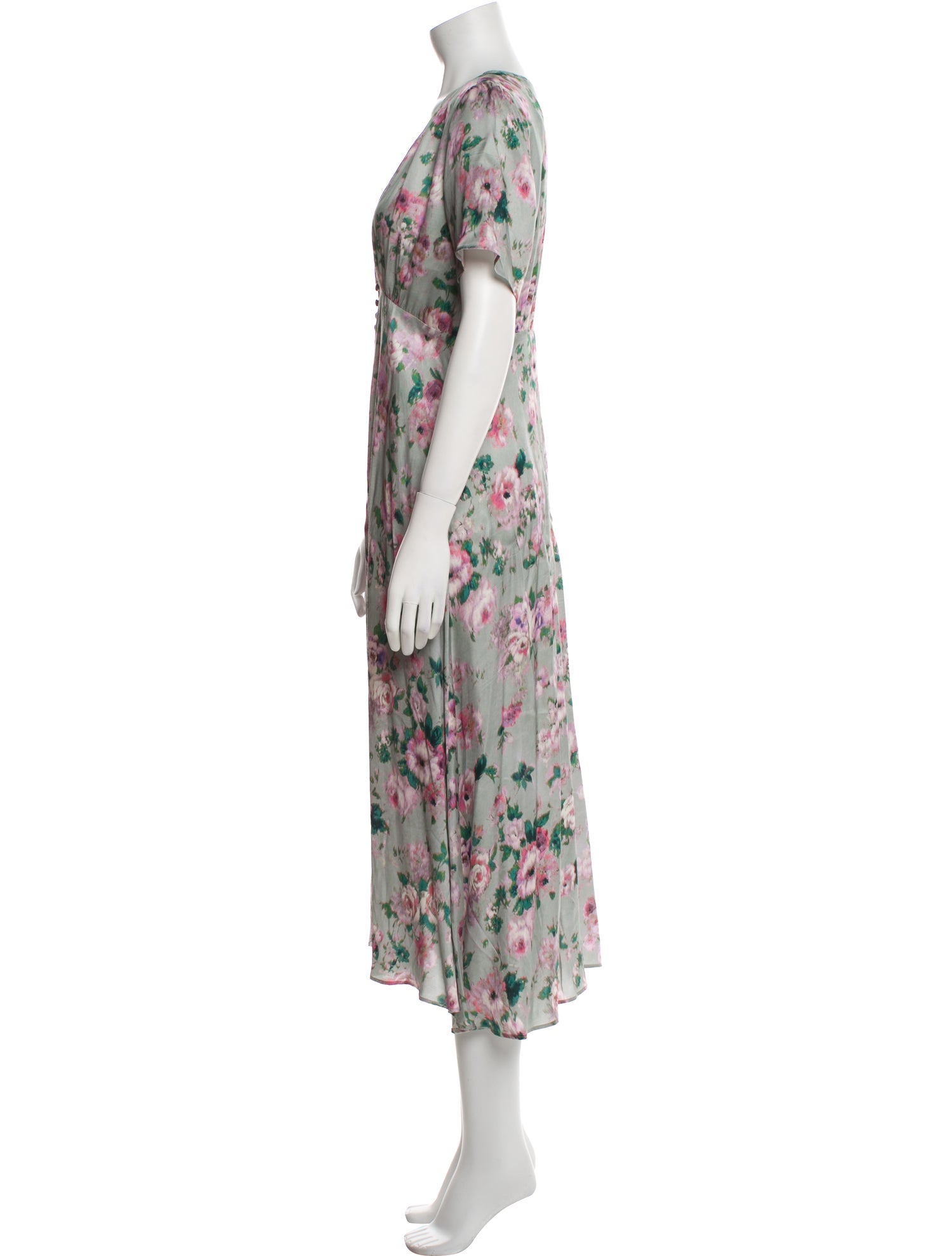 The Kooples Floral Print Long Dress