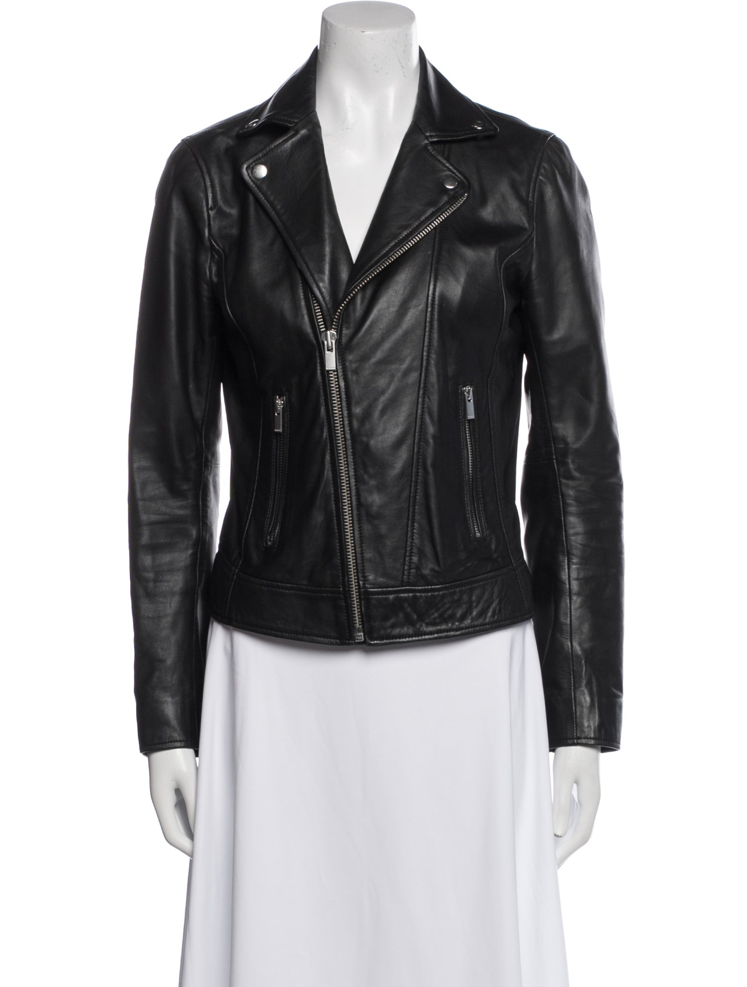 The Kooples Leather Biker Jacket