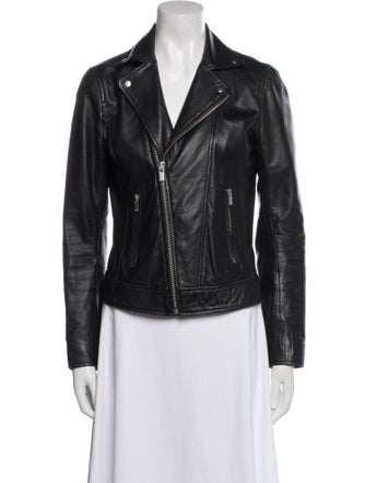 The Kooples Leather Biker Jacket