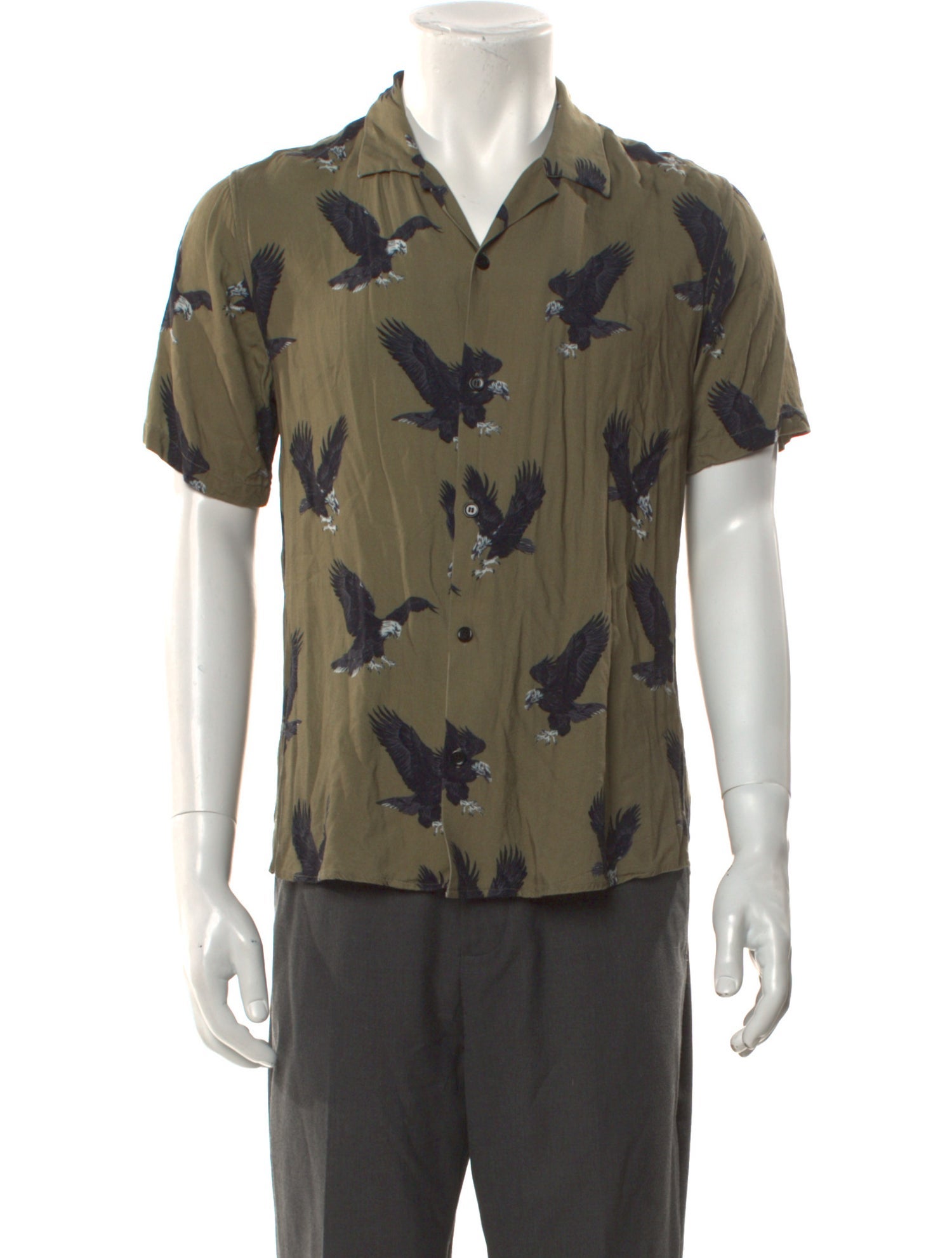 The Kooples Printed Short Sleeve Shirt