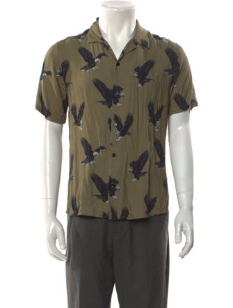 The Kooples Printed Short Sleeve Shirt