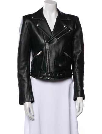 The Kooples Lambskin Biker Jacket
