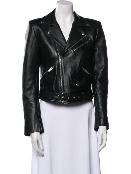 The Kooples Lambskin Biker Jacket
