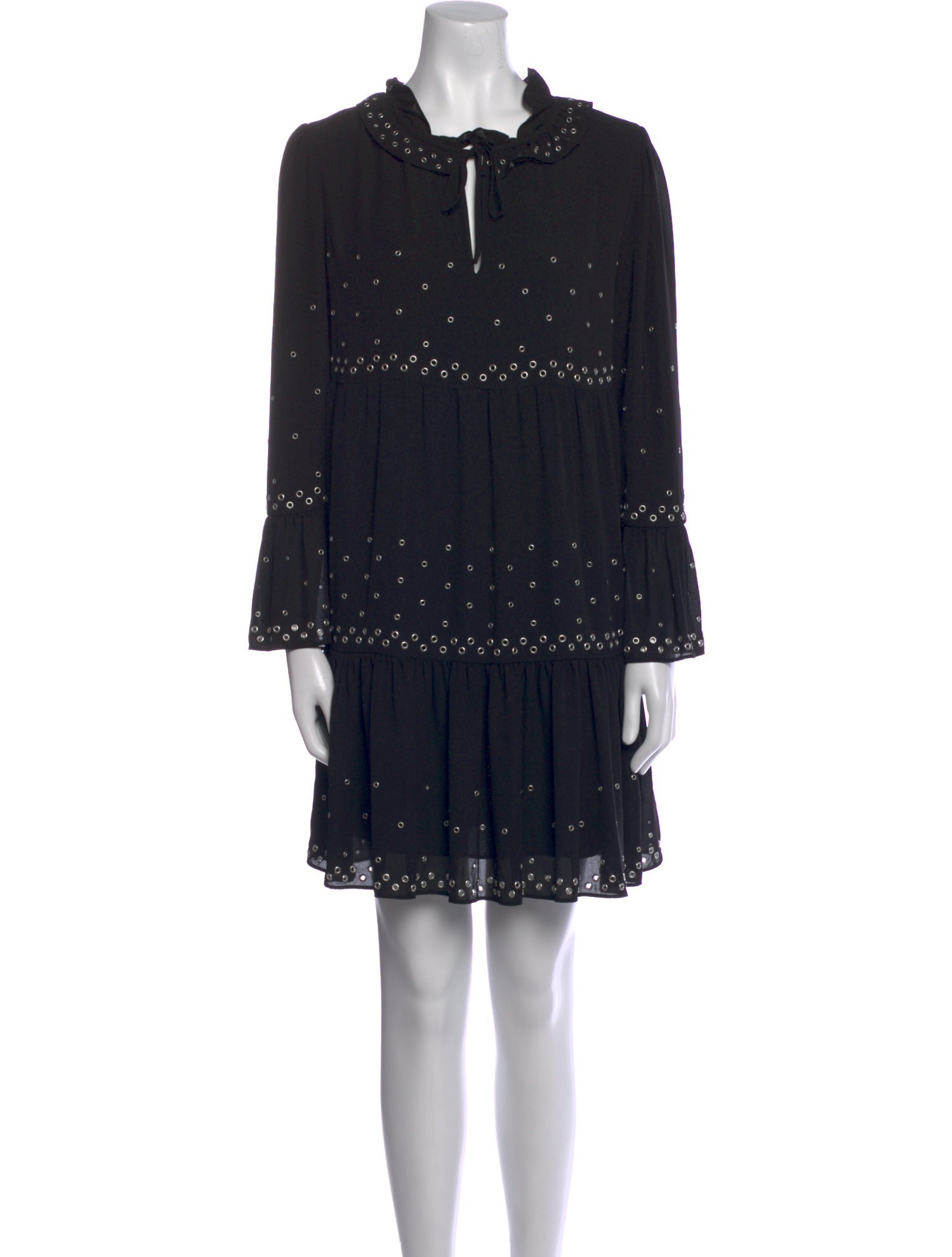 The Kooples Mock Neck Mini Dress