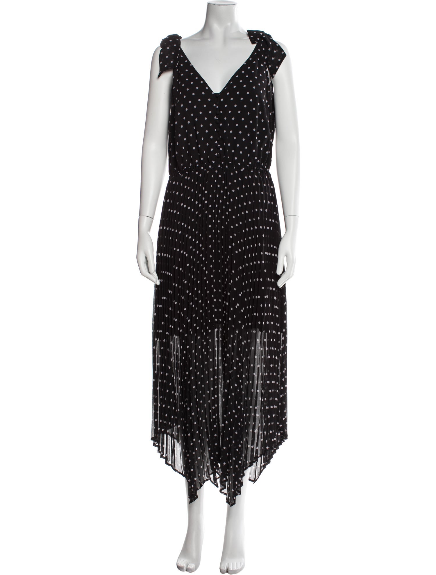 The Kooples Polka Dot Print Long Dress