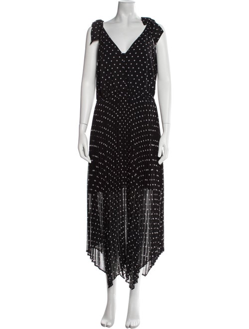 The Kooples Polka Dot Print Long Dress