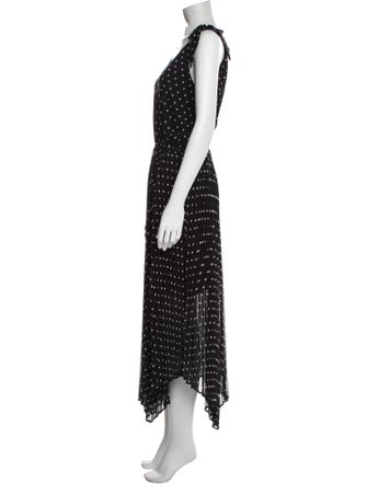 The Kooples Polka Dot Print Long Dress