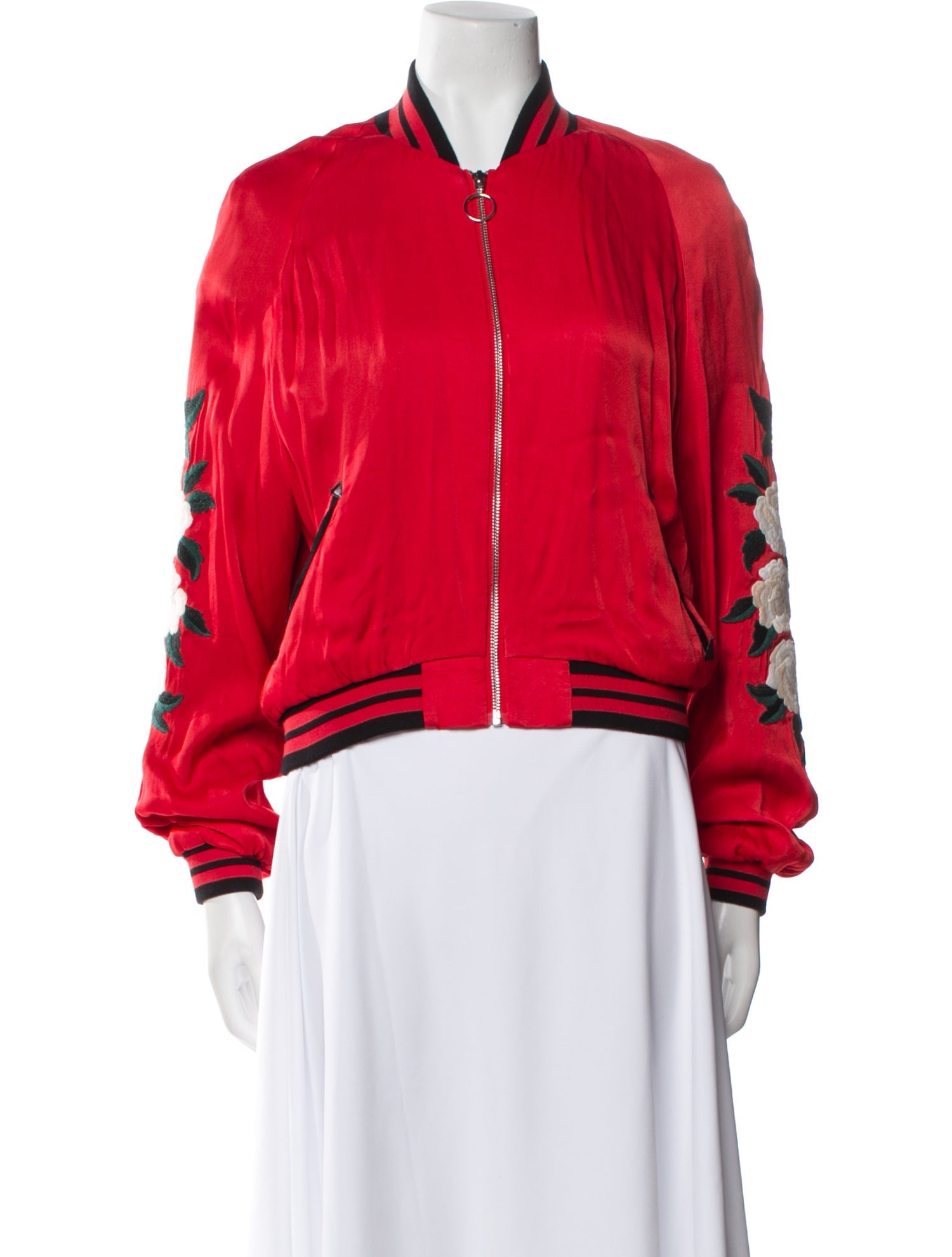 The Kooples Printed Bomber Jacket