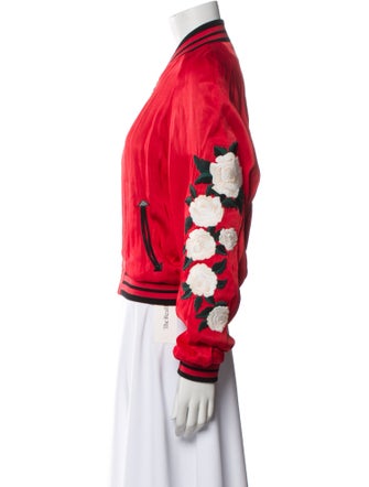 The Kooples Printed Bomber Jacket