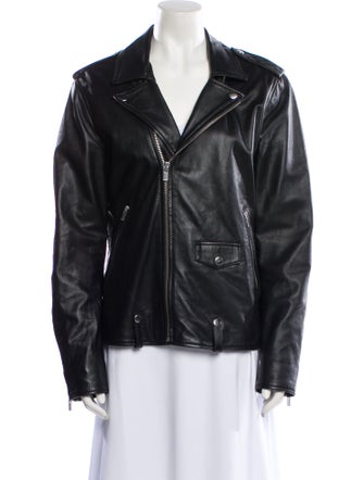 The Kooples Lambskin Biker Jacket