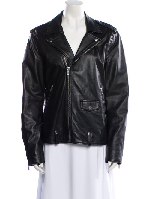 The Kooples Lambskin Biker Jacket
