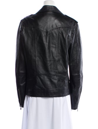 The Kooples Lambskin Biker Jacket