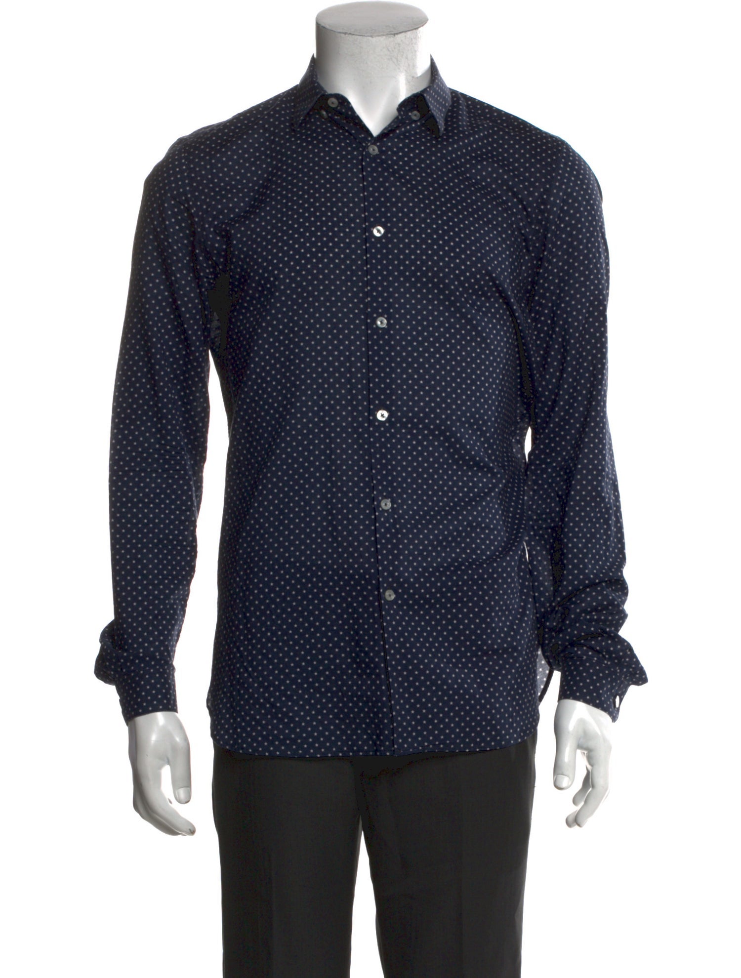 The Kooples Polka Dot Print Long Sleeve Shirt