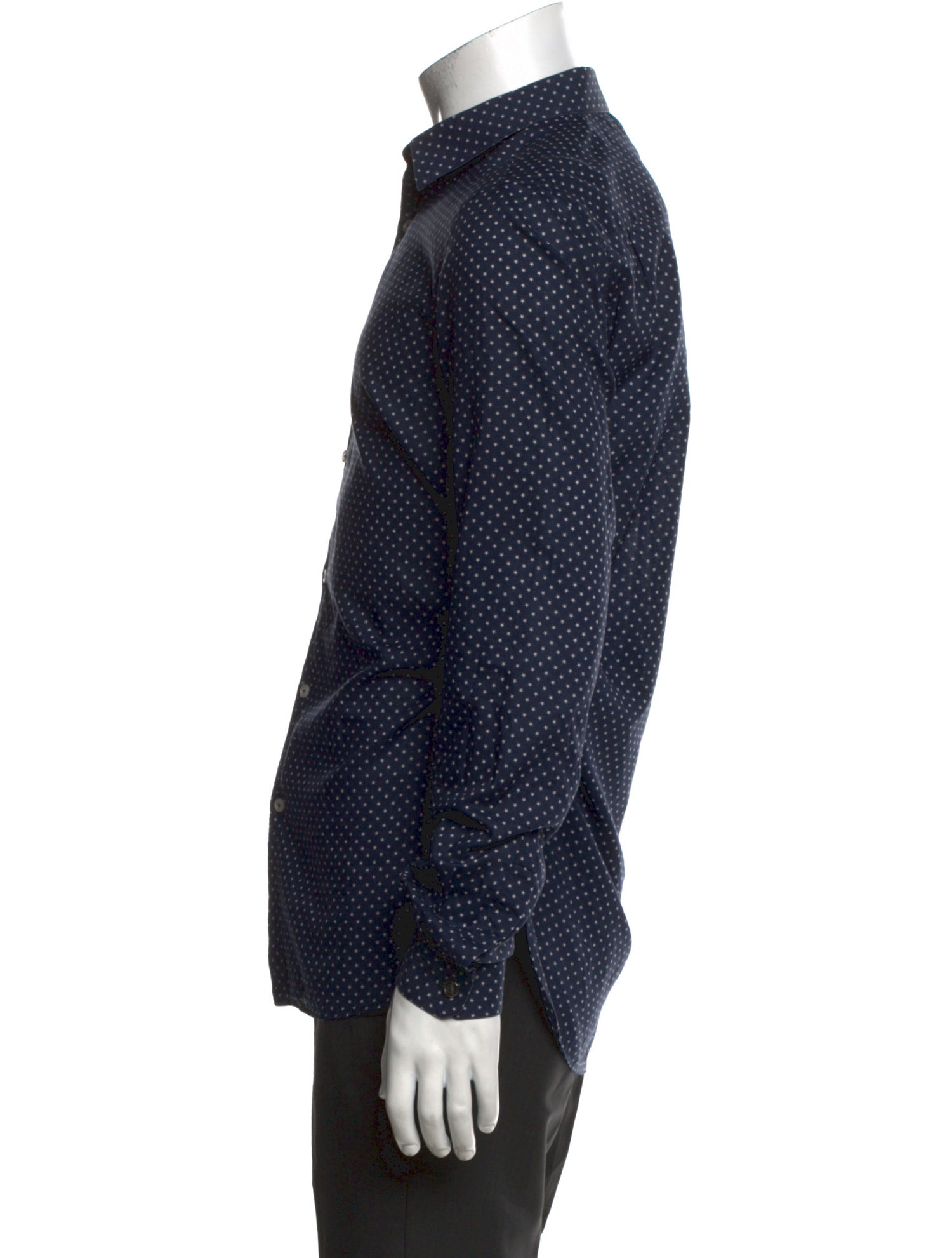 The Kooples Polka Dot Print Long Sleeve Shirt