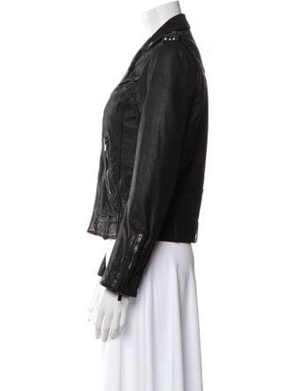 The Kooples Leather Biker Jacket