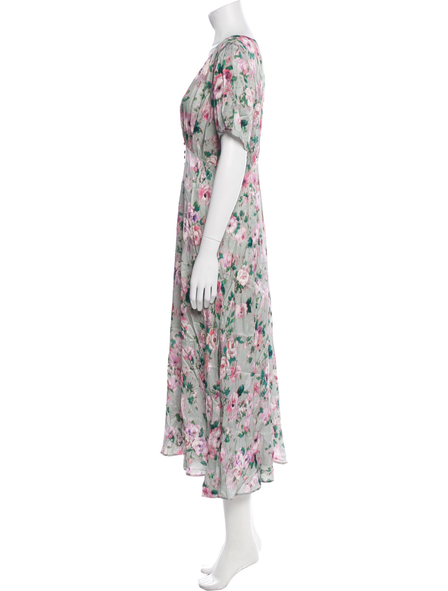 The Kooples Floral Print Long Dress