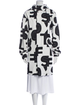 The Kooples Printed Trench Coat