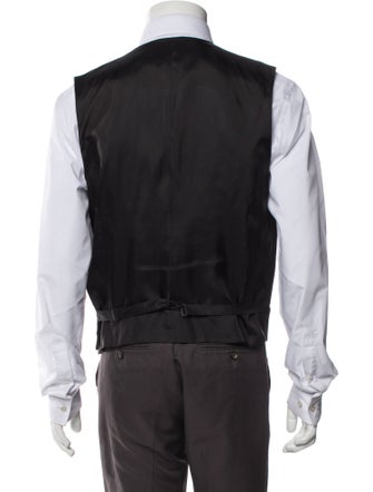 The Kooples Wool Chain-Link Accents Suit Vest