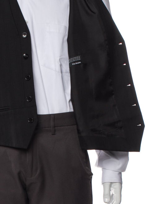 The Kooples Wool Chain-Link Accents Suit Vest