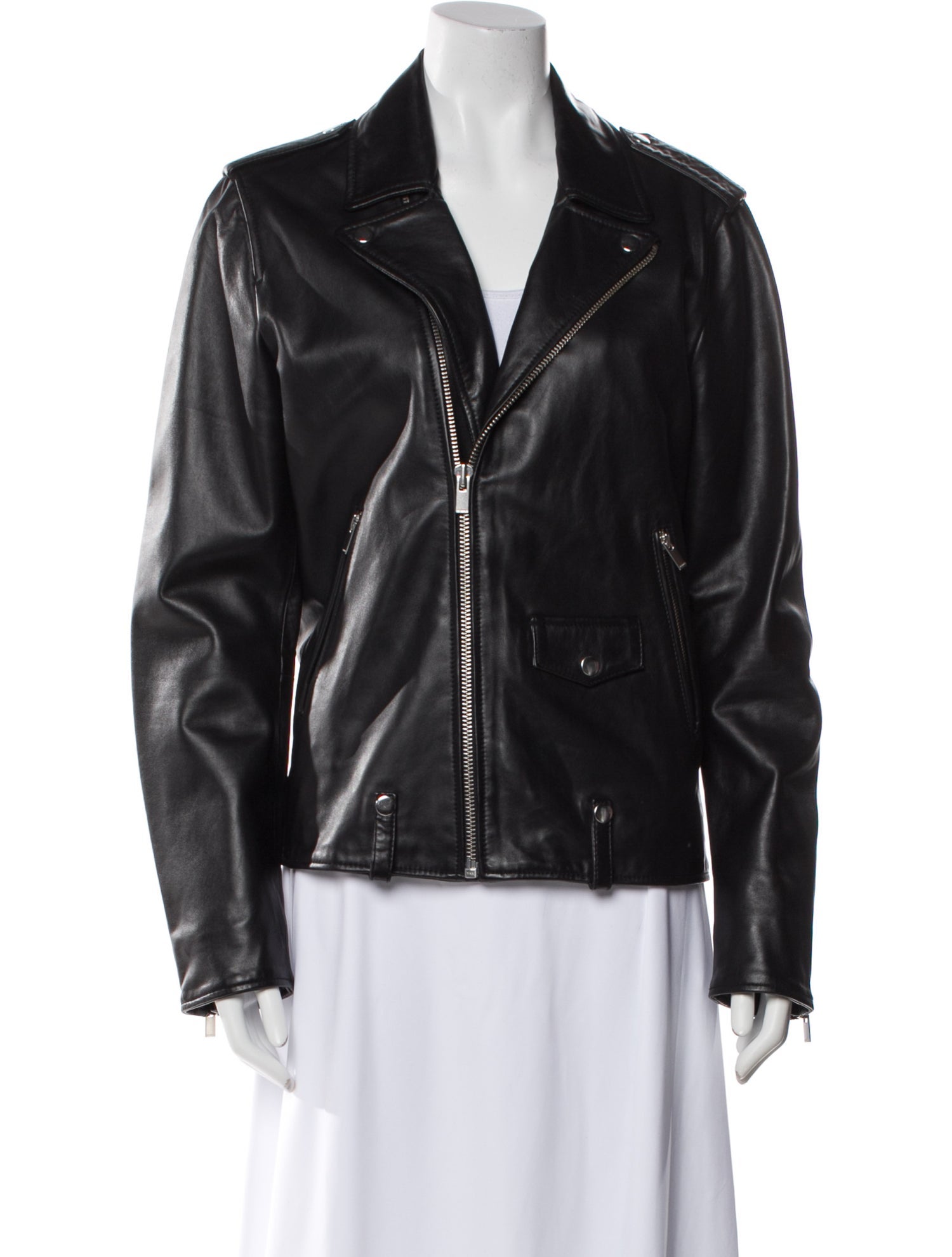 The Kooples Leather Biker Jacket