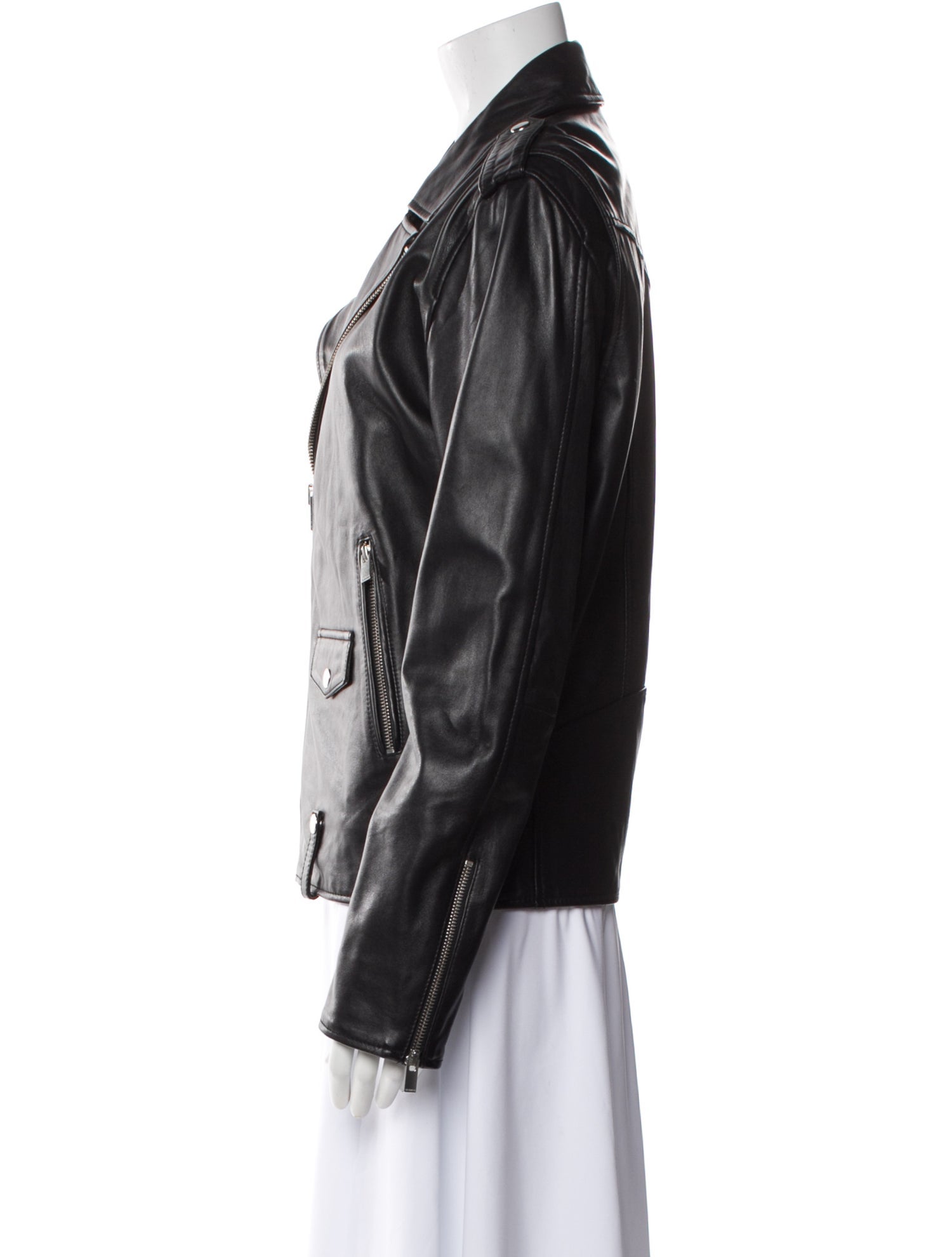 The Kooples Leather Biker Jacket