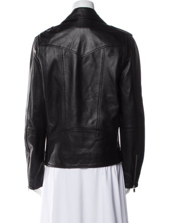 The Kooples Leather Biker Jacket