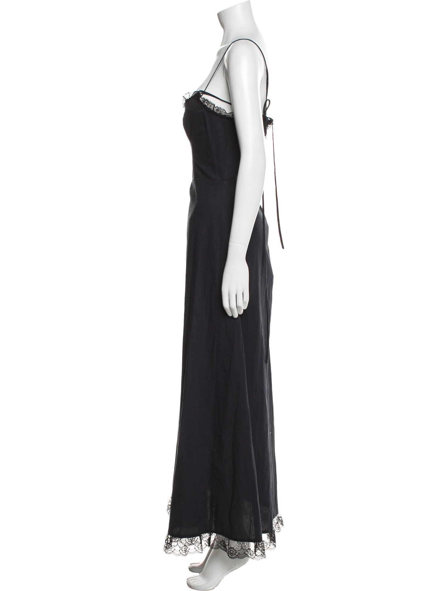 The Kooples Square Neckline Long Dress